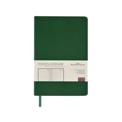 Ежедневник А5 Megapolis Color New soft-touch, зеленый-1