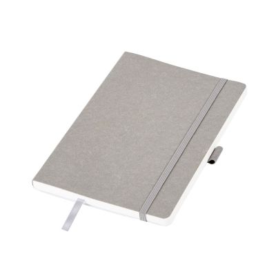 Блокнот из моющегося крафта и каменной бумаги А5 Fleekstone, гибкая обложка, серый-0