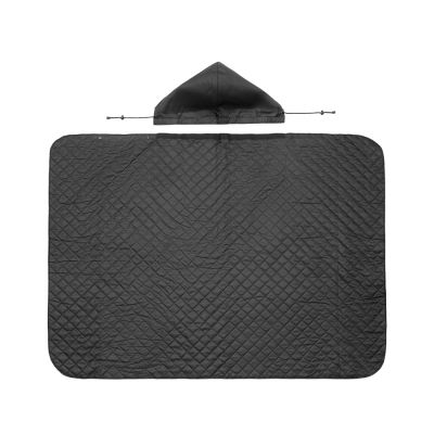 Пончо Cappy с капюшоном на липучке в мешке, черный-8