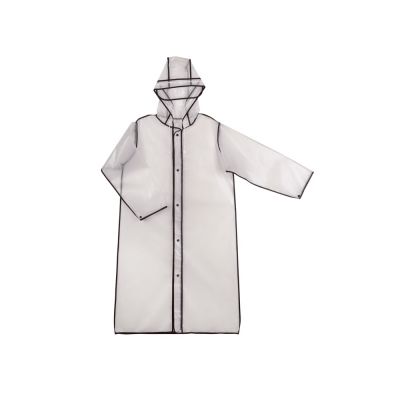 Дождевик Providence, прозрачный/черный с чехлом-0