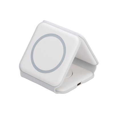 Беспроводное зарядное устройство 3-в-1 Road, 15 Вт, белый-2