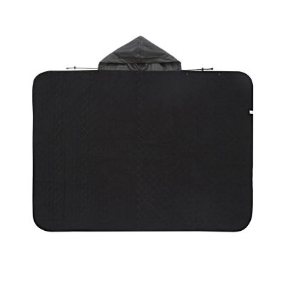 Пончо Cappy с капюшоном на липучке в мешке, черный-7