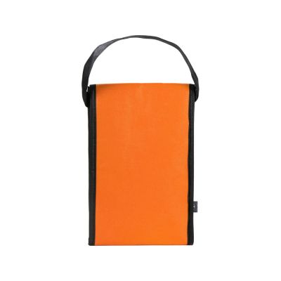 Сумка-холодильник Reviver на липучке из нетканого переработанного материала, оранжевый-3