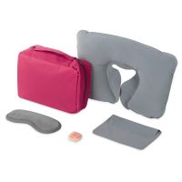 Набор для путешествий Comfy Flight, фуксия