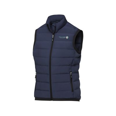 Caltha женский утепленный пуховый жилет, темно-синий-4