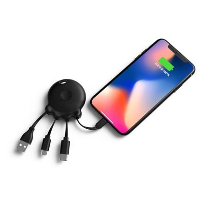 Портативное зарядное устройство Octopus Booster, 1000 mAh, черный-2