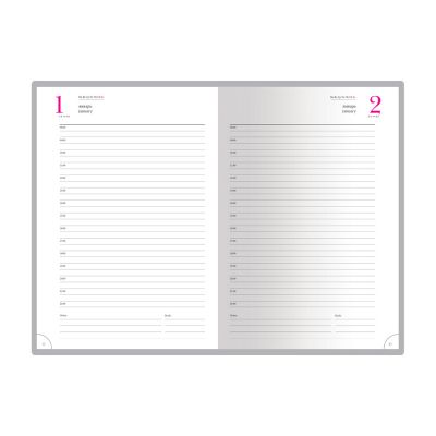 Ежедневник А5 полудатированный Boss, черный-3