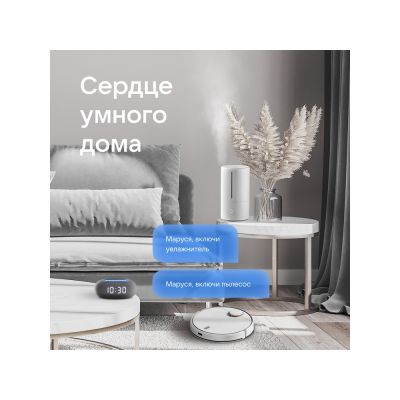 Умная колонка VK Капсула Мини с голосовым помощником Марусей, темный серый-10