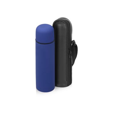 Термос Ямал Soft Touch с чехлом, 500мл, синий-0