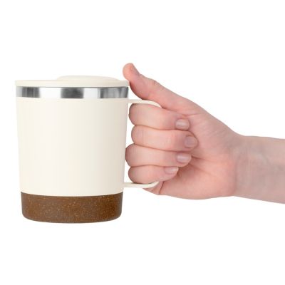 Стальная кружка с двойными стенками Swipe, белый0,00-9