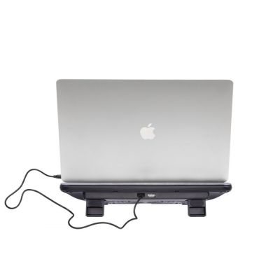 Охлаждающая подставка 5555 для ноутбуков до 15,6, серебристый-9