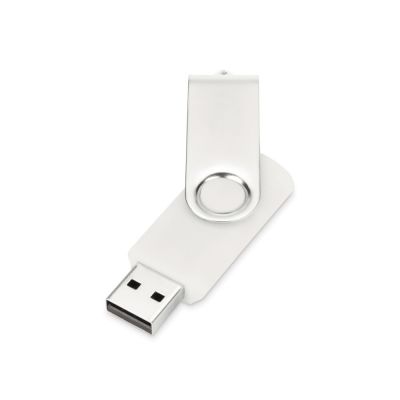Флеш-карта USB 2.0 2 Gb Квебек, белый-1