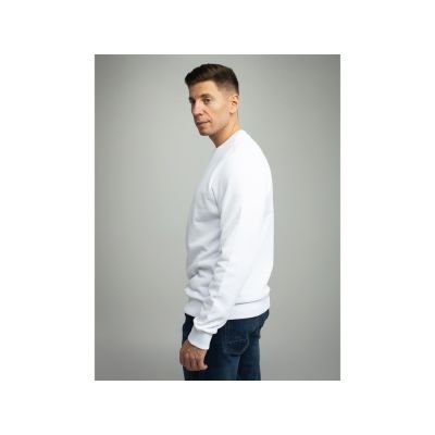 Толстовка втачной рукав. Модель 1 (Футер петлевой) (Размер 52-182, Цвет Белый)-2