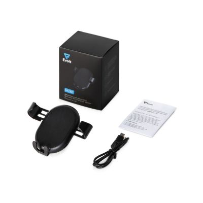 Автомобильное беспроводное зарядное устройство Mobi, 5 Вт, черный-6