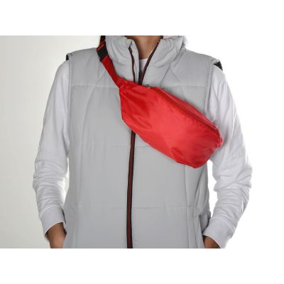 Сумка на пояс Freedom, красный 199C (сумка), 711C (ремень)-8