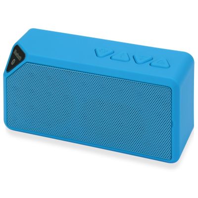 Портативная колонка Bermuda с функцией Bluetooth, голубой-0