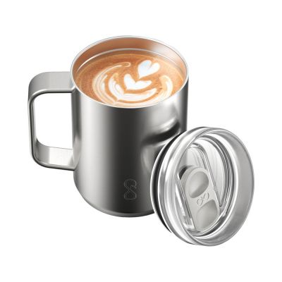 Ocean Bottle дорожная кружка-термос объемом 350 мл - стальной-3