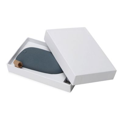 Внешний аккумулятор в форме камня Stone, 5200 mAh, серо-синий-7