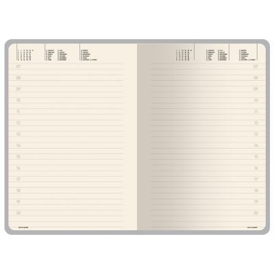 Ежедневник А5 Megapolis Color New soft-touch, морская волна-7