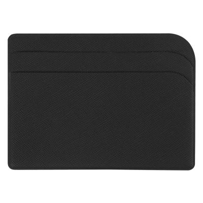 Картхолдер для 3-пластиковых карт Favor, черный-1