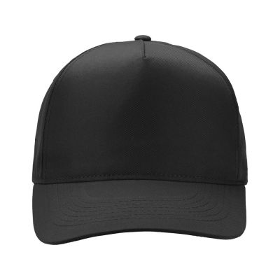 Бейсболка Poly 5-ти панельная 120 гр, черный-1