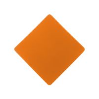 ПАТЧ РОМБ soft-touch (оранжевый) 7,6 х 7,6 см