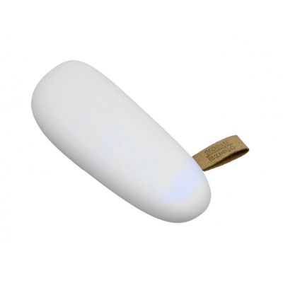PB_Small_stone Универсальное зарядное устройство power bank в форме камня. 2600MAH. Белый-1