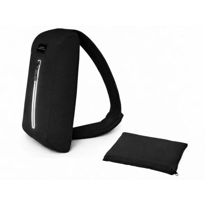 Сумка-слинг Nomad на одно плечо из водостойкого переработанного пластика, черный-0