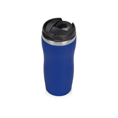 Термокружка Double wall mug C1, soft touch, 350 мл, синий-0