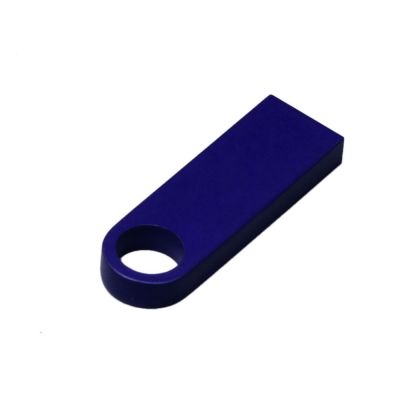 USB 3.0-флешка на 32 Гб с мини чипом и круглым отверстием, синий-1