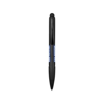 Ручка-стилус шариковая Light, черная с синей подсветкой-3