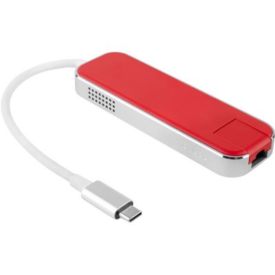 Хаб USB Rombica Type-C Chronos Red-2