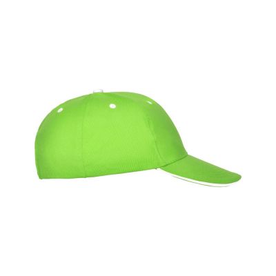 Бейсболка Panel унисекс, зеленое яблоко-1