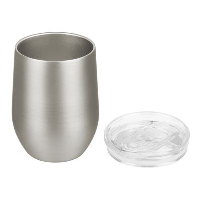 Вакуумная термокружка Sense, непротекаемая крышка, крафтовая упаковка, темно-серый (gun)-1