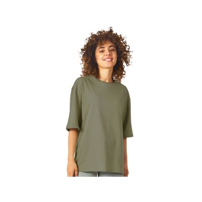 Футболка оверсайз Liyon унисекс, хаки-2