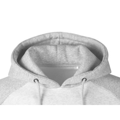 Толстовка с капюшоном Dublin мужская, серый меланж/белый меланж-8