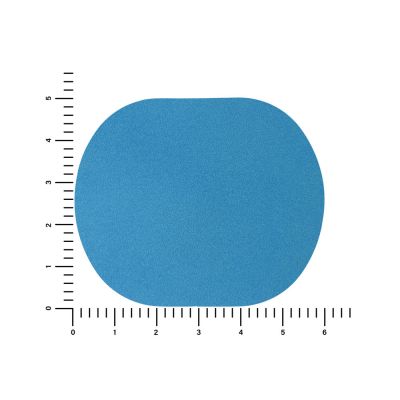 ПАТЧ ОВАЛ nubuk (голубой) 6,0 х 5,0 см-1