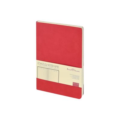 Ежедневник недатированный А5 Megapolis Classic Flex, красный-0