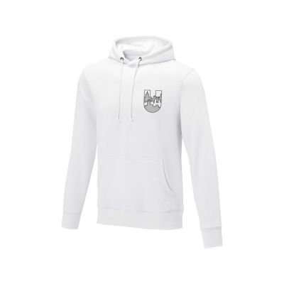 Charon Мужская толстовка с капюшоном, белый-7