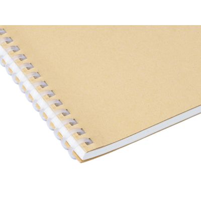 Блокнот на мягкой спирали А5 Sahara, 60 листов 70 гр/м2, натуральный-1