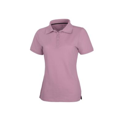 Calgary женская футболка-поло с коротким рукавом, light pink-0