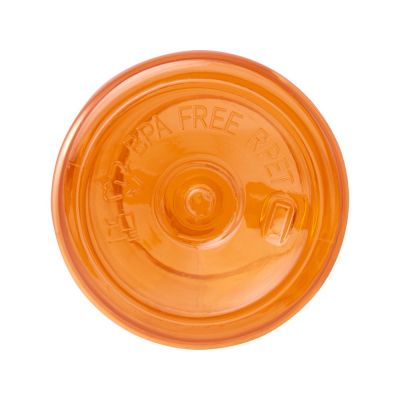 Бутылка для воды Bebo из переработанной пластмассы объемом 500 мл - Оранжевый-2