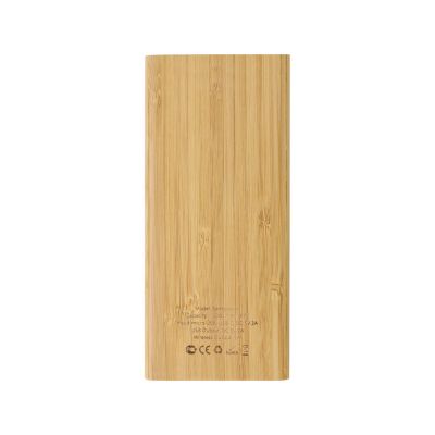 Внешний беспроводной аккумулятор из бамбука Bamboo Air, 10000 mAh-4