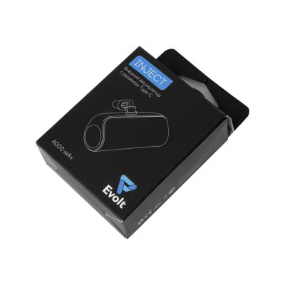 Внешний аккумулятор с разъёмом Type-C Inject, 4000 mAh, черный-10