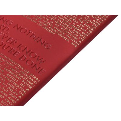 Ежедневник недатированный А5 Bilbao, красный-3