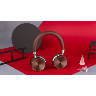 Беспроводные наушники Rombica mysound BH-13 Brown ANC, коричневый-8