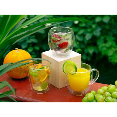 Кружка с двойными стенками Mont Blanc полукруглый, с ручкой 250 мл-5