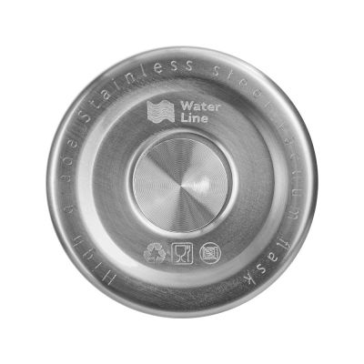 Вакуумная термокружка Decart, 450 мл, тубус, серебристый-3