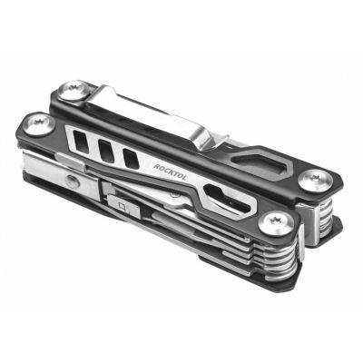 Мультитул Rocktol 16 в 1 с пружинными плоскогубцами, нержавеющая сталь, нейлоновый чехол-3