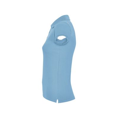 Рубашка поло Star женская, небесно-голубой-2